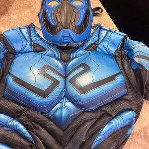 Blue and Black Kids Costume